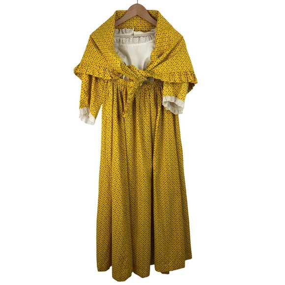 Hickory Farms Other - Vintage 70s Hickory Farms Employee Uniform Handmade Prairie Dress Costume Set